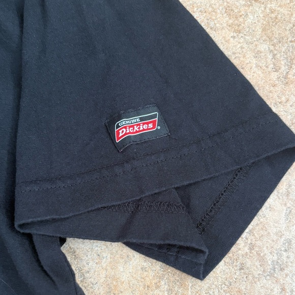 Dickies Black Short Sleeve Tee Size XL - Picture 4 of 5